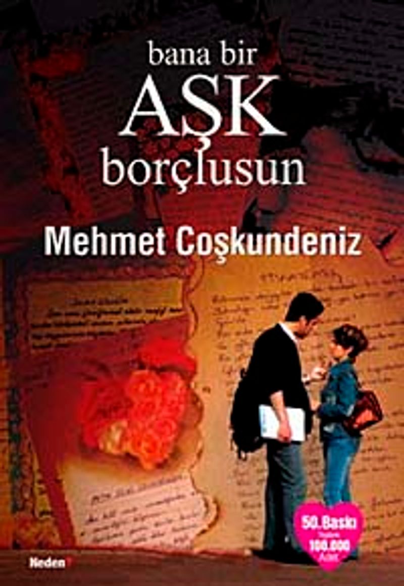Bana Bir Aşk Borçlusun cep boy kitap kapağı