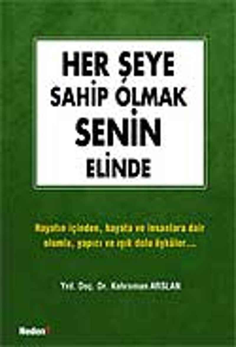 Her Şeye Sahip Olmak Senin Elinde kitap kapağı