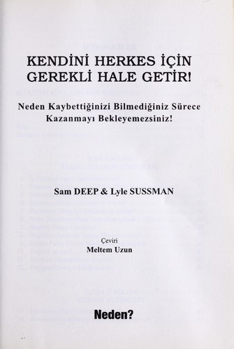Kendini Herkes İçin Gerekli Hale Getir! kitap kapağı