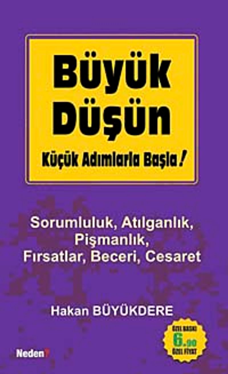 Büyük Düşün Küçük Adımlarla Başla (Cep Boy) kitap kapağı