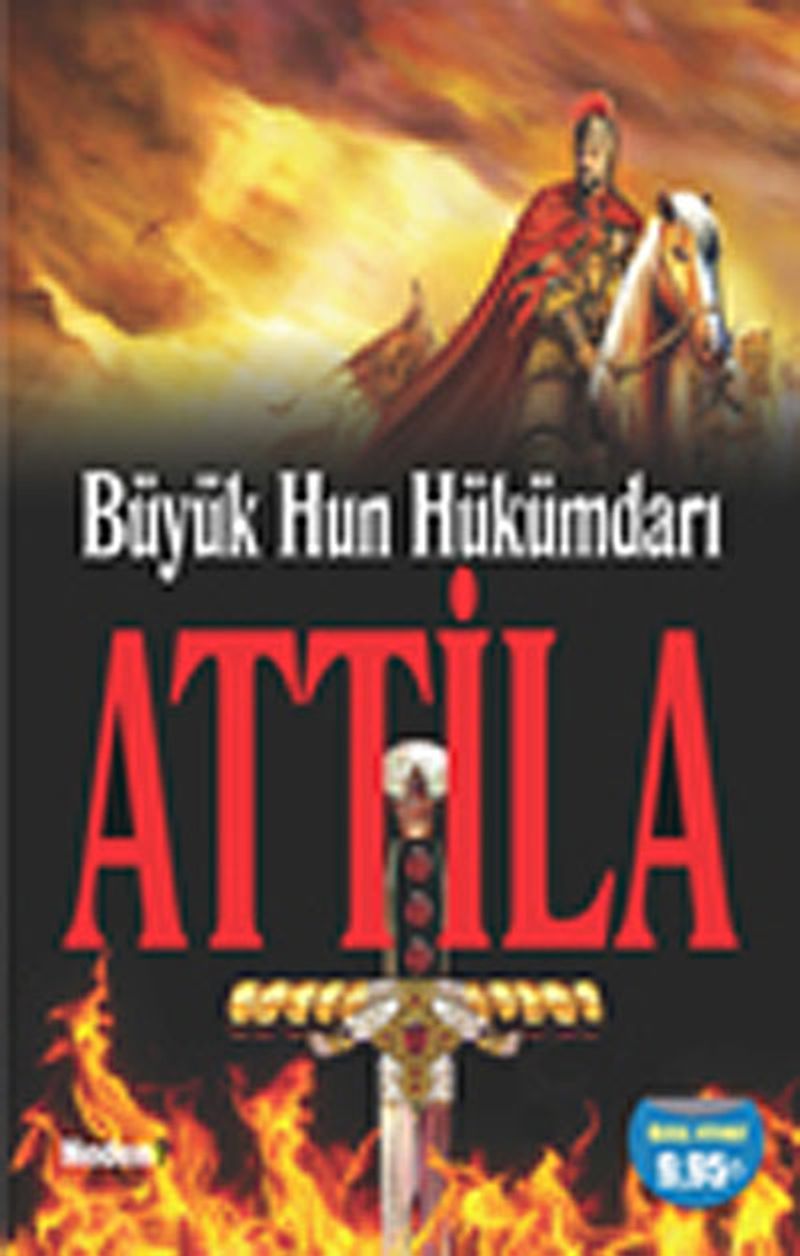 Büyük Hun Hükümdarı Attila kitap kapağı