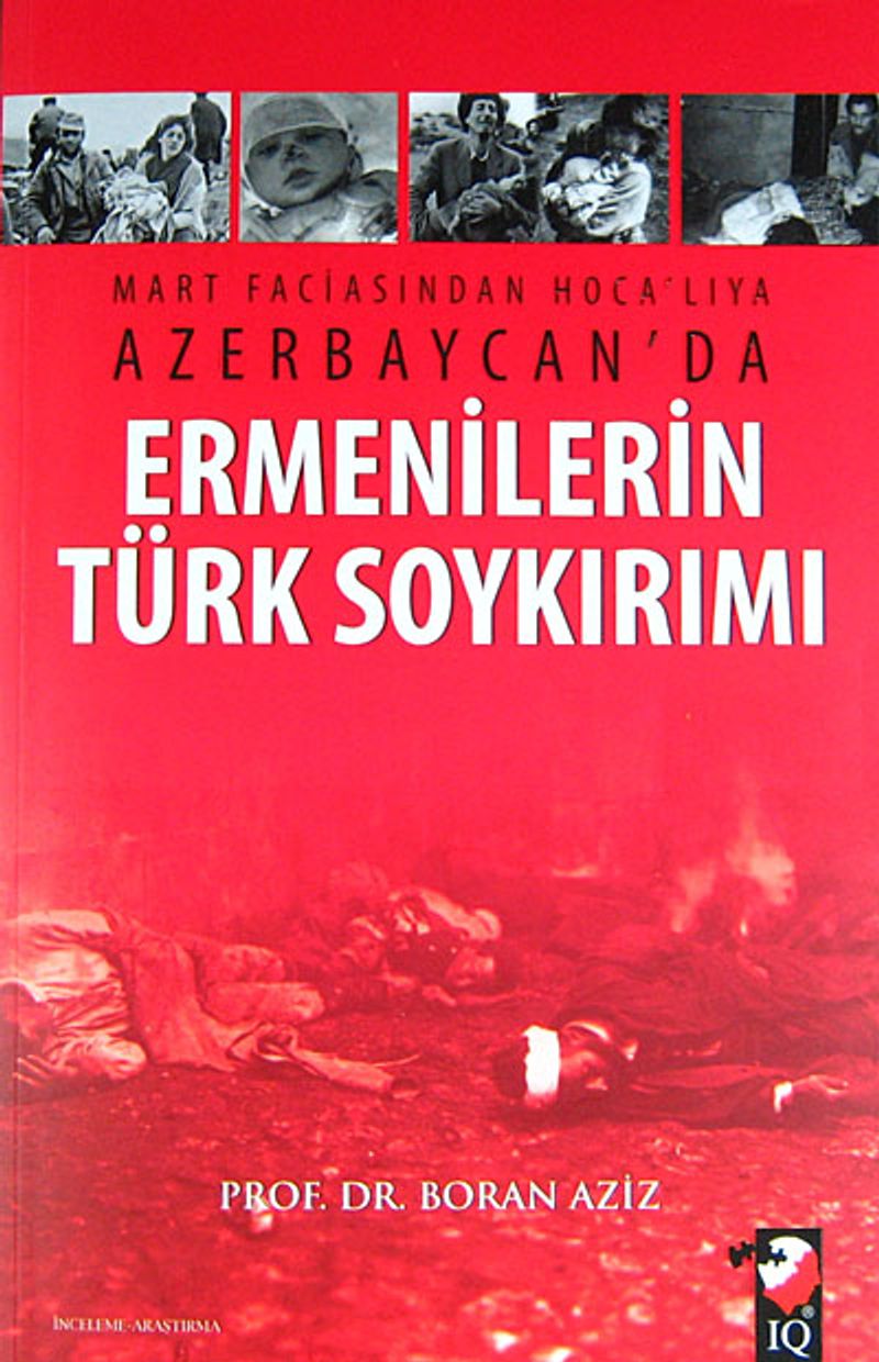 Ermenilerin Türk Soykırımı Mart Faciasından Hoca'lıya Azerbaycan'da kitap kapağı