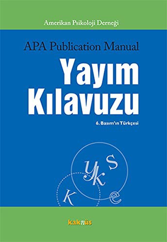 APA Yayım Kılavuzu 6.Baskı kitap kapağı
