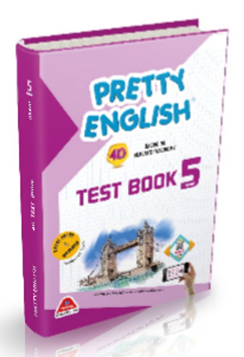 Pretty English 4D Test Book 5 kitap kapağı