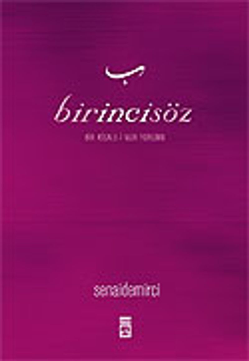 Birinci Söz kitap kapağı