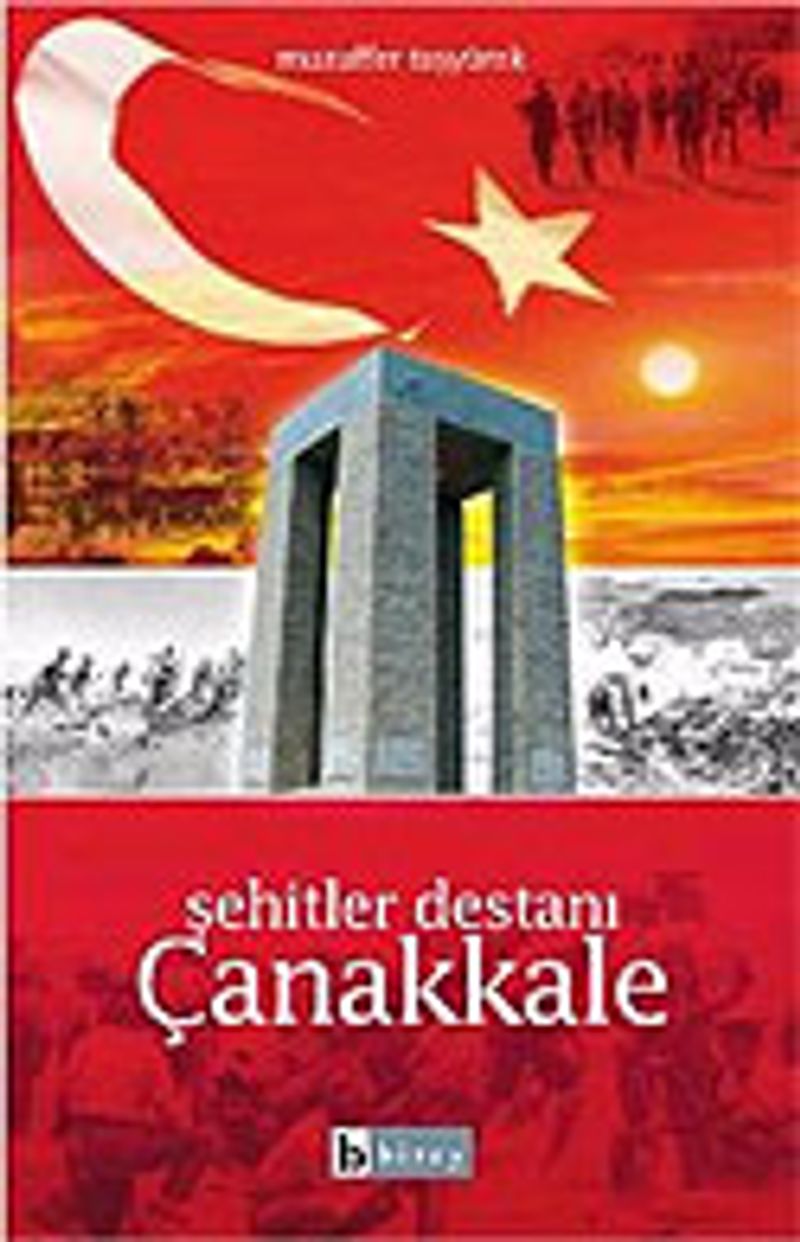 Şehitler Destanı Çanakkale kitap kapağı