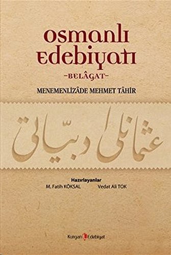 Osmanlı Edebiyatı - Belagat kitap kapağı