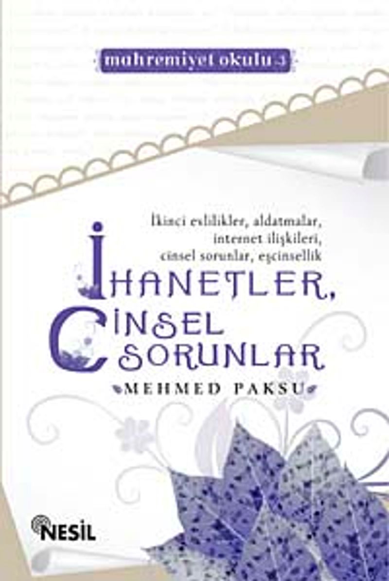 İhanetler Cinsel Sorunlar (Mahremiyet Okulu 3) kitap kapağı