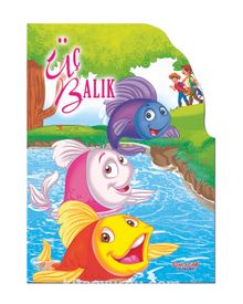 Şekilli Kitaplar / Üç Balık kitap kapağı