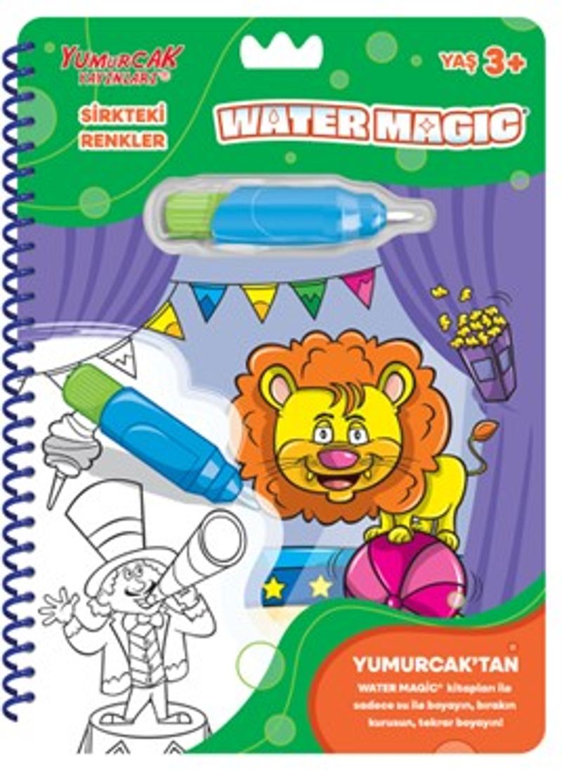 Sirkteki Renkler / Yeni Water Magic kitap kapağı