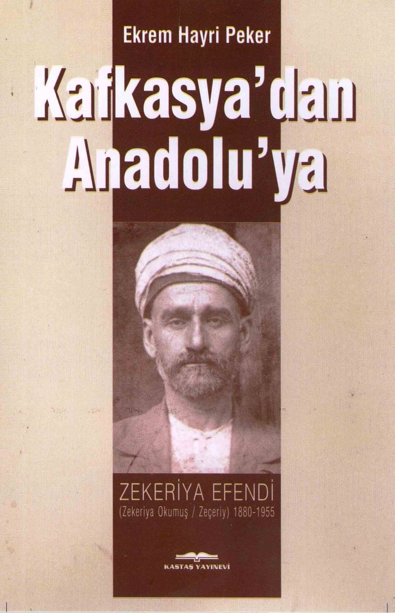 Kafkasya'dan Anadolu'ya kitap kapağı