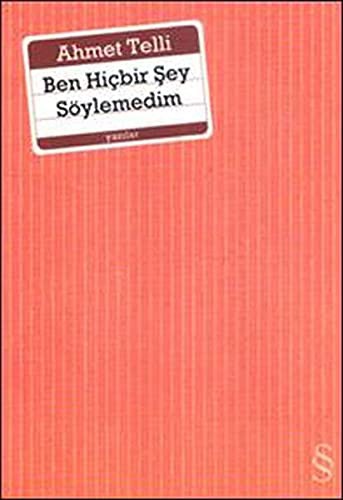 Ben Hiçbir Şey Söylemedim kitap kapağı