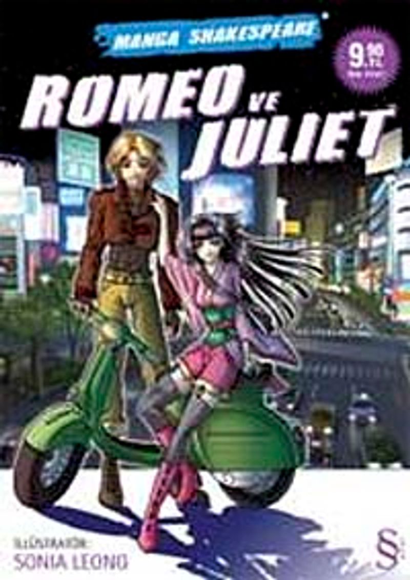 Romeo ve Juliet Manga Shakespeare kitap kapağı