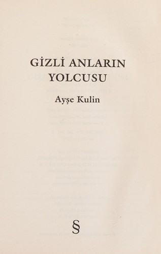 Gizli Anların Yolcusu kitap kapağı