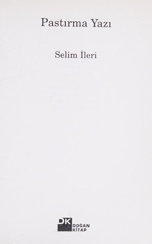 Pastırma Yazı kitap kapağı