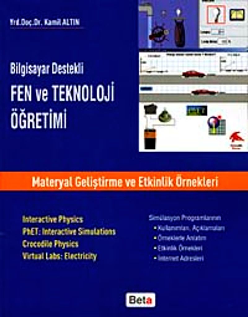 Bilgisayar Destekli Fen ve Teknoloji Öğretimi kitap kapağı