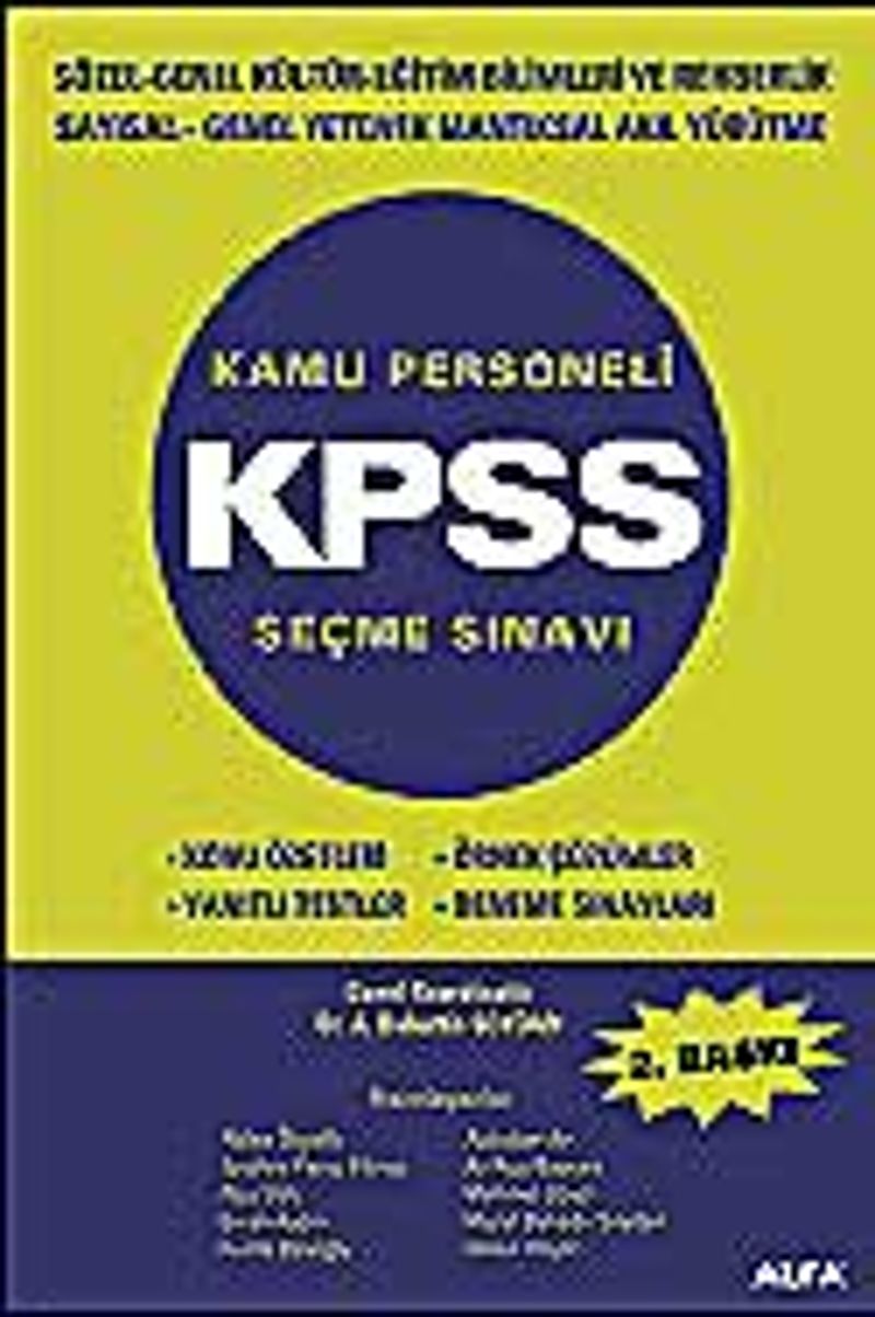 KPSS Seçme Sınavı kitap kapağı