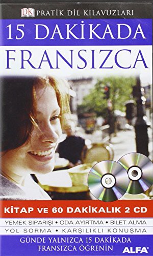 15 Dakikada Fransızca (2 Cd+Kitap) kitap kapağı