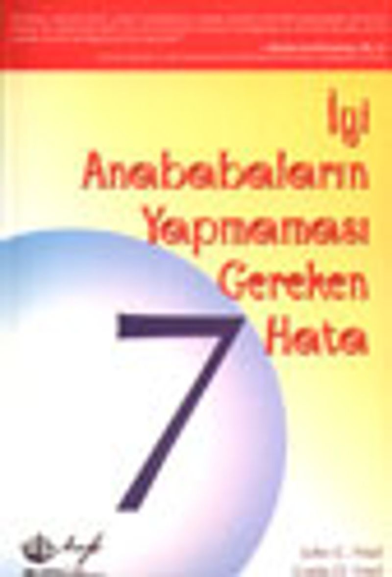 İyi Anababaların Yapmaması Gereken 7 Hata kitap kapağı