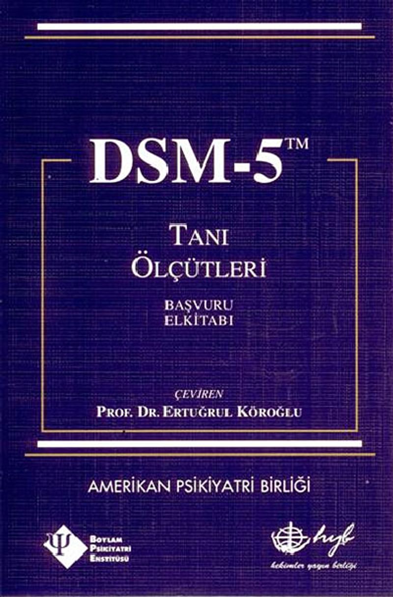 DSM-5 Tanı Ölçütleri Başvuru El Kitabı kitap kapağı