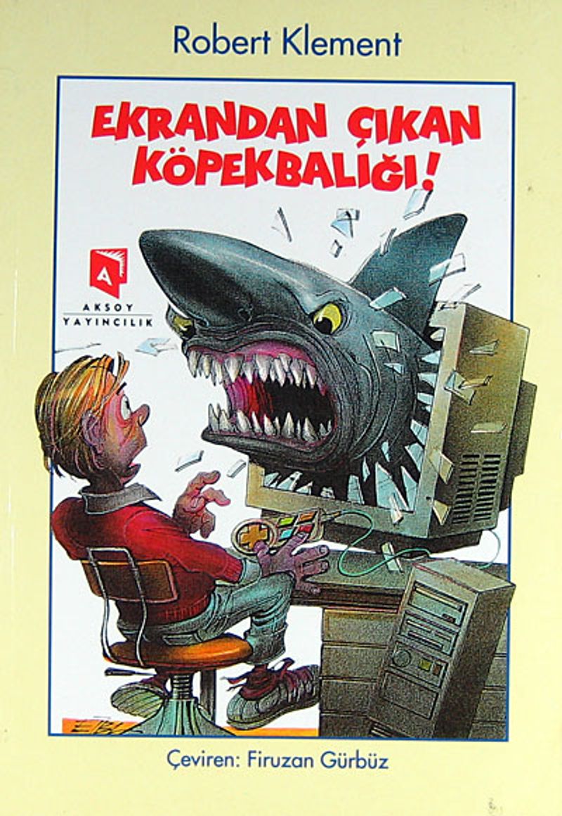 Ekrandan Çıkan Köpekbalığı kitap kapağı