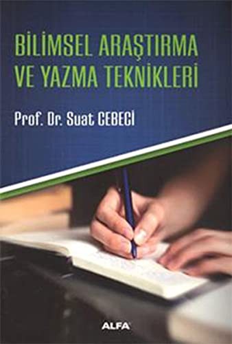 Bilimsel Araştırma ve Yazma Teknikleri kitap kapağı
