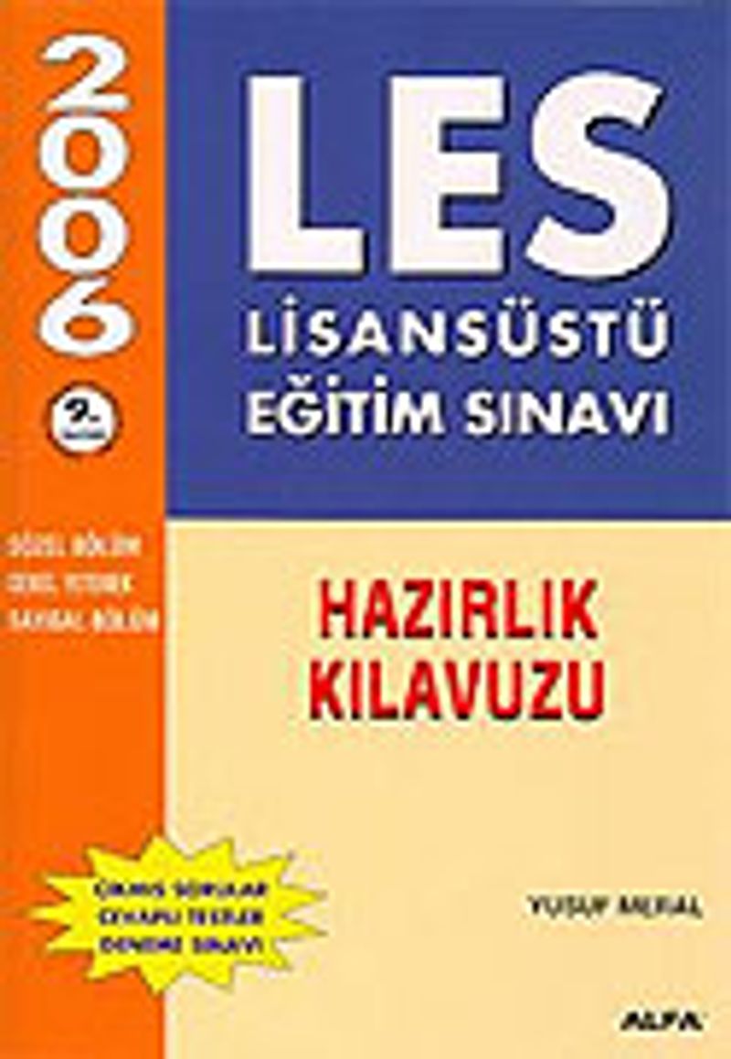 LES/ Lisansüstü Eğitim Sınavı 2006 kitap kapağı
