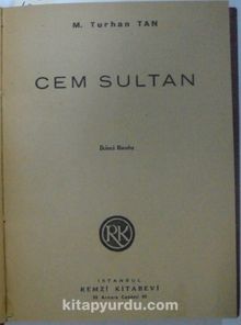Cem Sultan (12-G-17 ) kitap kapağı