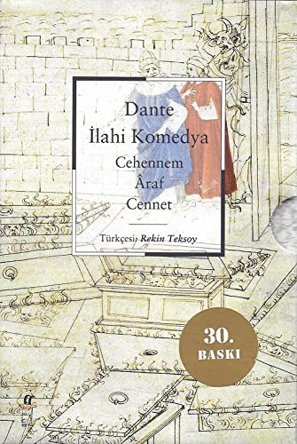 İlahi Komedya/Cehennem-Araf-Cennet (Özel Karton Kutuda 3 Kitap) kitap kapağı