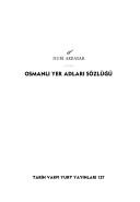 Osmanlı Yer Adları Sözlüğü kitap kapağı
