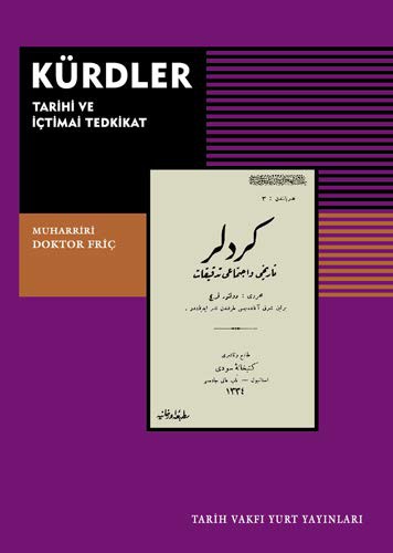 Kürdler Tarihi ve İçtimai Tedkikat kitap kapağı