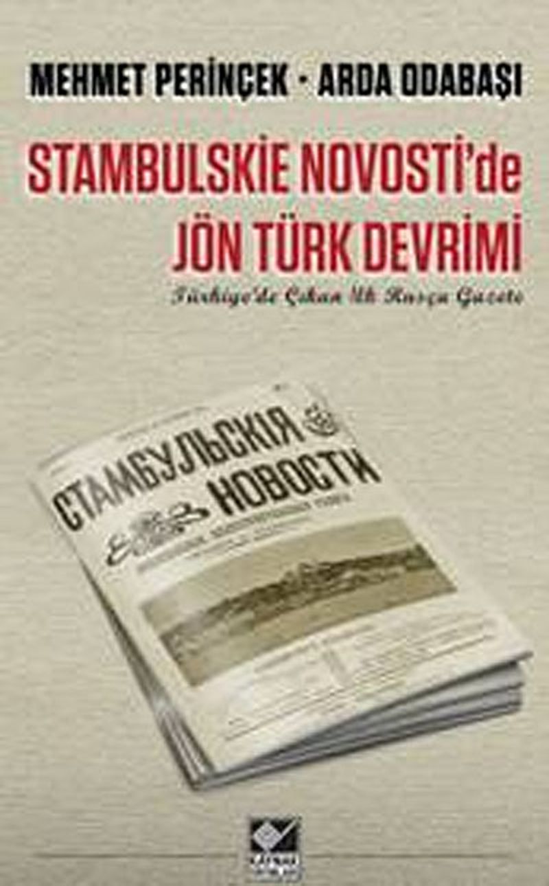 Stambulskie Novosti'de Jön Türk Devrimi kitap kapağı
