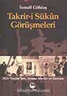 Takrir-i Sükun Görüşmeleri kitap kapağı