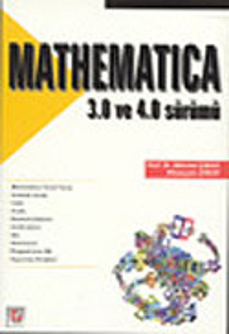 Mathematica 3.0 ve 4.0 Sürümü kitap kapağı