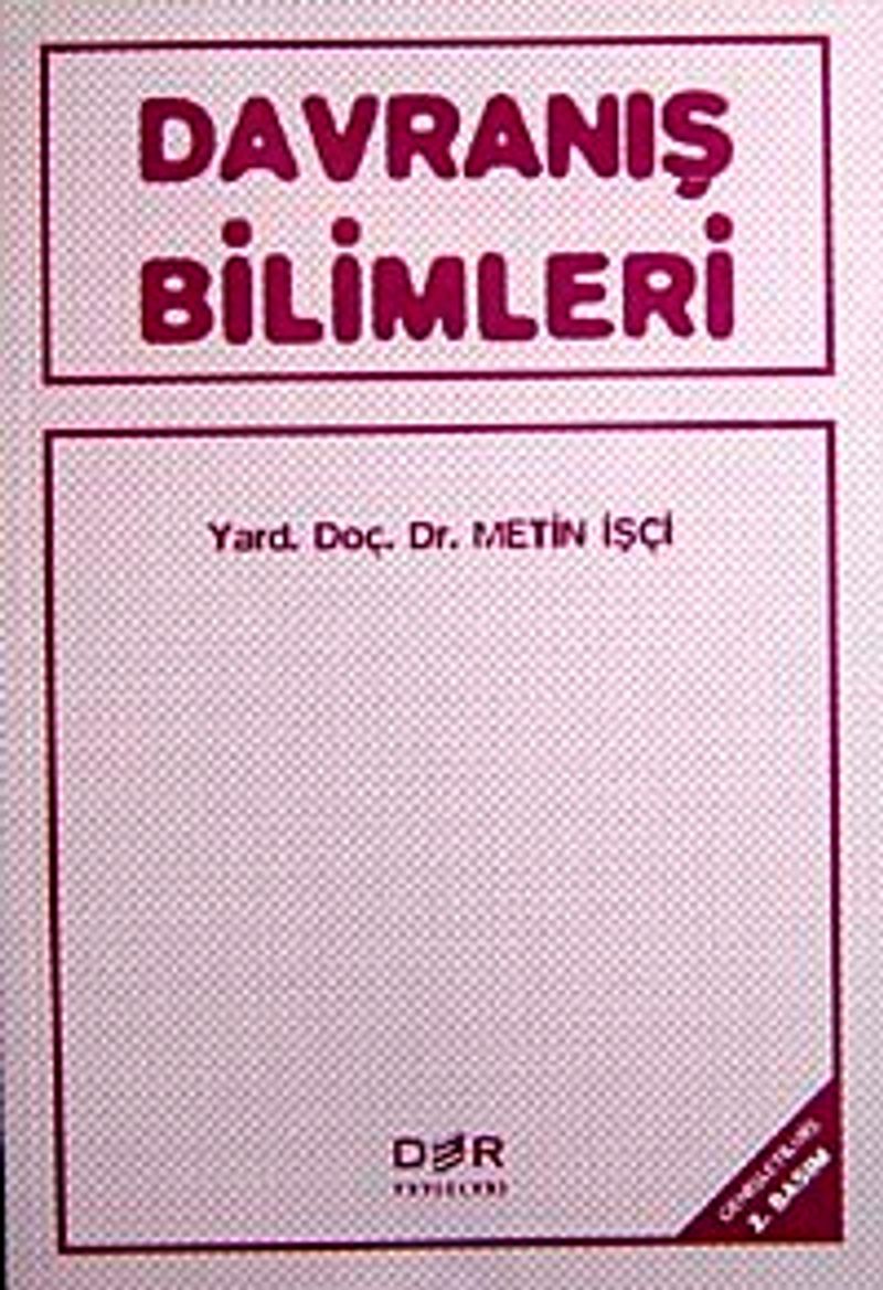Davranış Bilimleri kitap kapağı