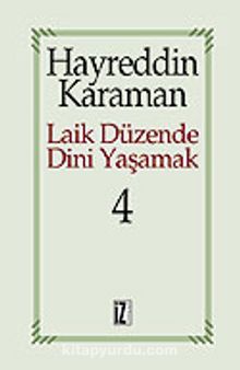 Laik Düzende Dini Yaşamak 4 kitap kapağı