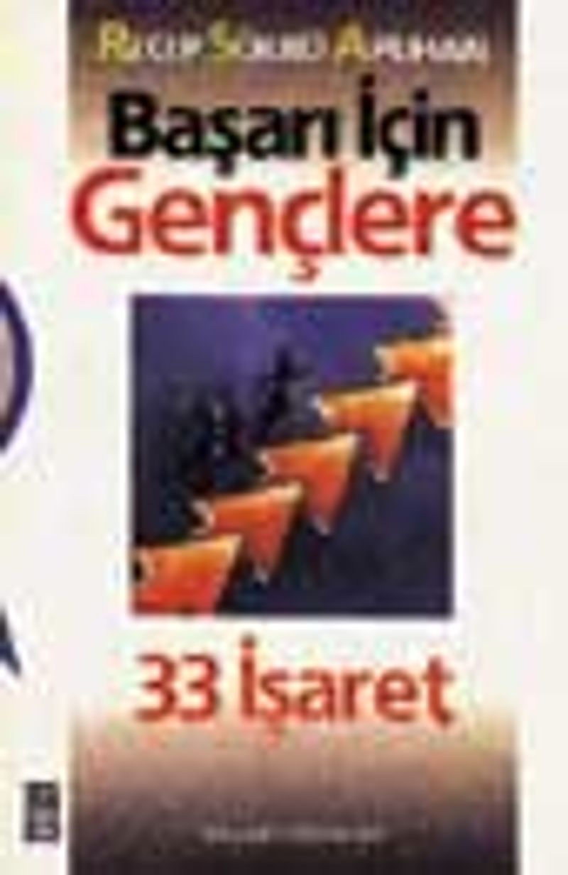 Başarı için gençlere 33 işaret kitap kapağı