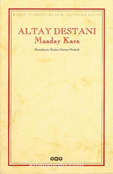 Altay Destanı Maaday Kara kitap kapağı