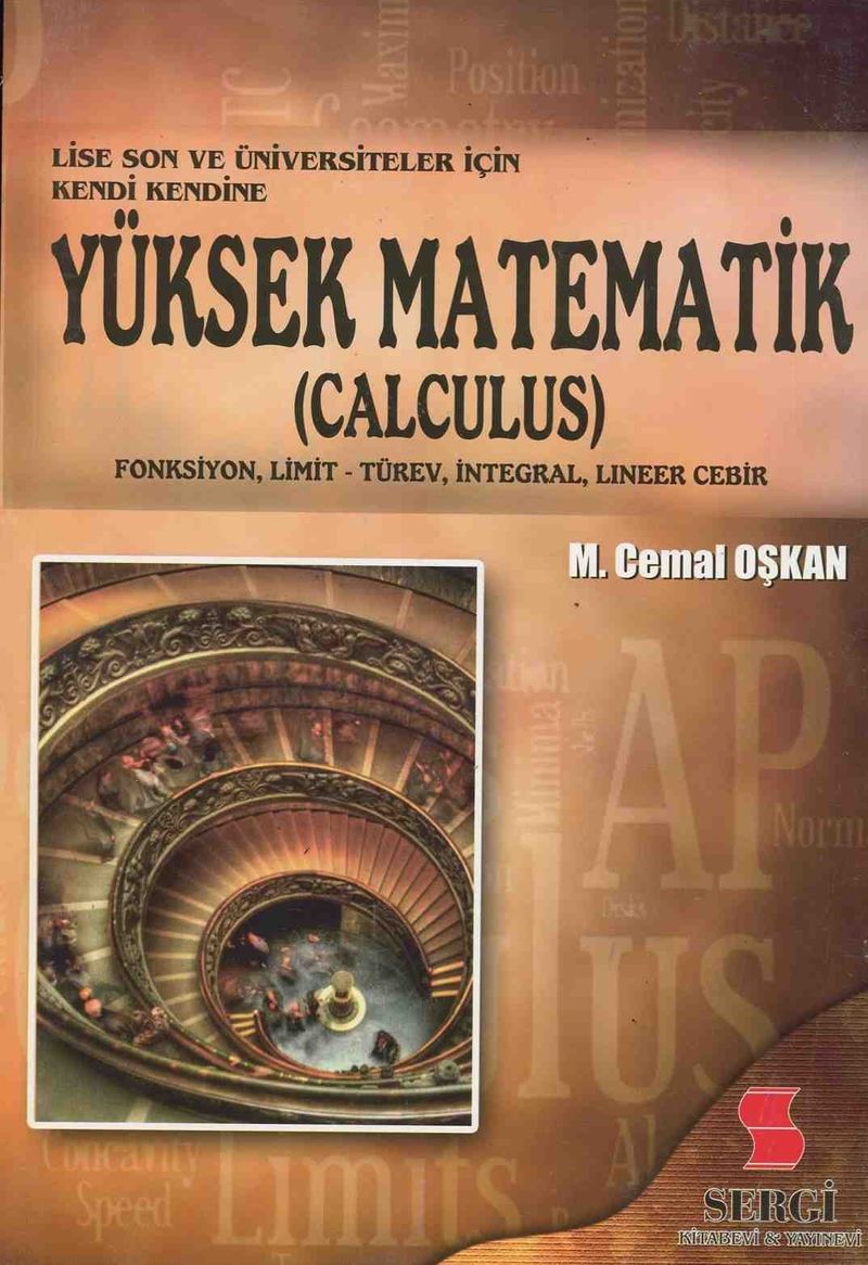 Lise Son ve Üniversiteler İçin Kendi Kendine Yüksek Matematik (Calculus) kitap kapağı