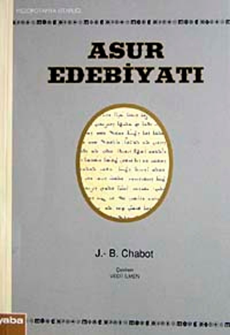 Asur Edebiyatı kitap kapağı