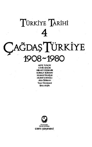 Türkiye Tarihi 1 / Osmanlı Devletine Kadar Türkler kitap kapağı