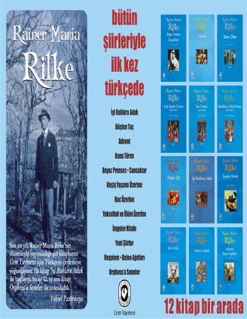 Rilke Bütün Şiirler 12 Kitap Takım kitap kapağı