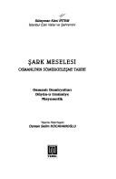 Şark Meselesi Osmanlı'nın Sömürgeleşme Tarihi kitap kapağı
