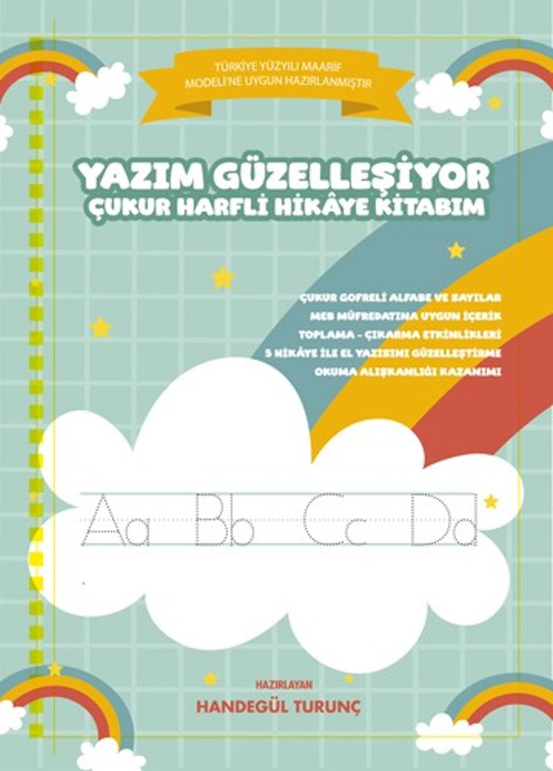 Yazım Güzelleşiyor / Çukur Harfli Hikaye Kitabım kitap kapağı