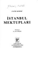 İstanbul Mektupları kitap kapağı