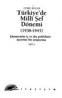 Türkiye'de Milli Şef Dönemi 2 kitap kapağı