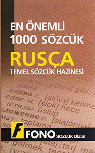 En Önemli 1000 Sözcük Rusça & Temel Sözcük Hazinesi kitap kapağı