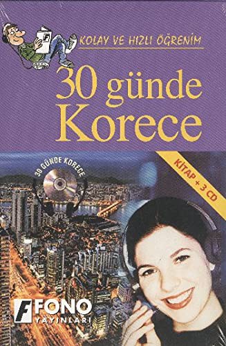 30 Günde Korece (Kitap+Cd) kitap kapağı