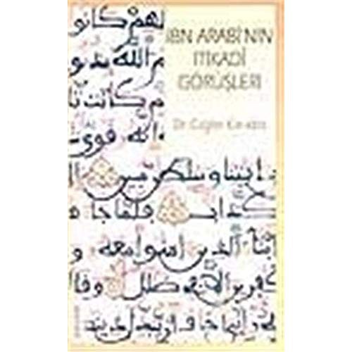 İbn Arabi'nin itikâdî görüşleri kitap kapağı
