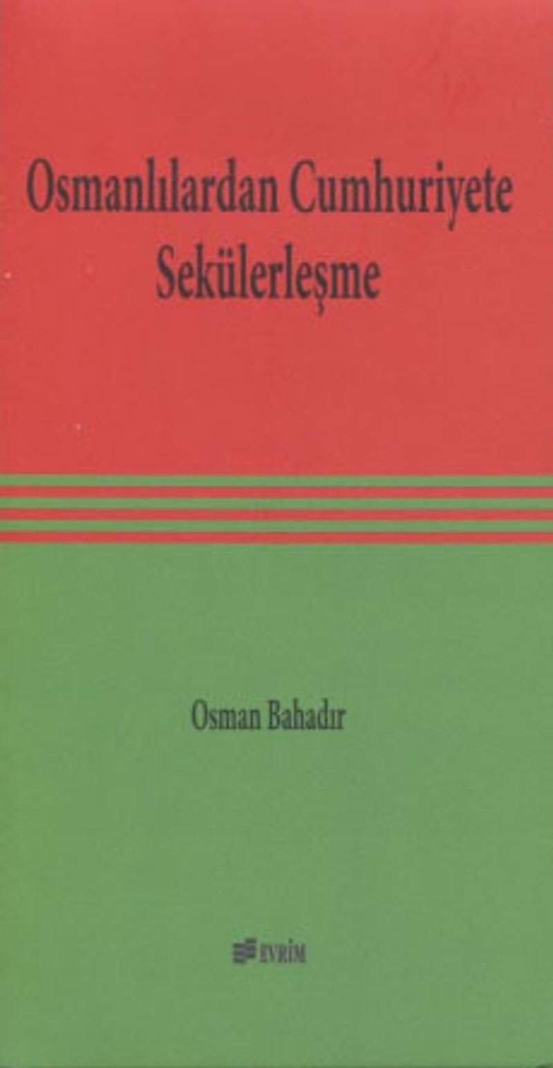 Osmanlılardan Cumhuriyete Sekülerleşme kitap kapağı